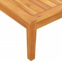  Ławka ogrodowa ze stolikiem, szare poduszki, drewno akacjowe Lumarko!
