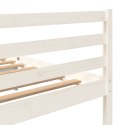  Rama łóżka, biała, lite drewno, 180x200 cm, 6FT, Super King Lumarko!