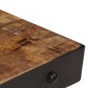  Stolik kawowy na kółkach, lite drewno mango, 100 x 60 x 26 cm Lumarko!