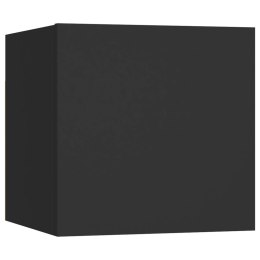  Szafka nocna, czarna, 30,5x30x30 cm, płyta wiórowa Lumarko!