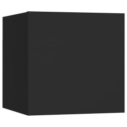  Wisząca szafka telewizyjna, czarna, 30,5x30x30 cm Lumarko!