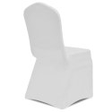  Elastyczne pokrowce na krzesła, białe, 50 sztuk Lumarko!