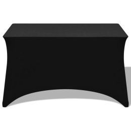  Elastyczne pokrowce na stół, 2 szt.,183x76x74 cm, czarne Lumarko!