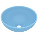  Okrągła umywalka łazienkowa, matowy błękit, 32,5 x 14 cm Lumarko!