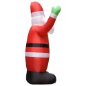  Nadmuchiwany Mikołaj z LED, dekoracja świąteczna, IP44, 4,5 m Lumarko!