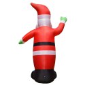  Nadmuchiwany Mikołaj z LED, dekoracja świąteczna, IP44, 4,5 m Lumarko!