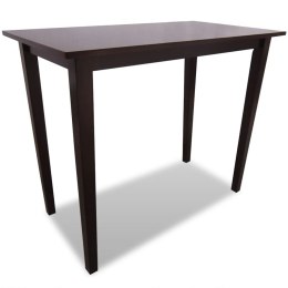  Drewniane, brązowe meble barowe: stół i 4 krzesła Lumarko!