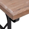  Stół jadalniany, 110x65x82 cm, lite drewno jodłowe i żelazo Lumarko!