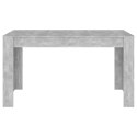  Stół jadalniany, szarość betonu, 140x74,5x76 cm, płyta wiórowa Lumarko!