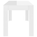  Stół jadalniany, biały, połysk, 140x74,5x76 cm, płyta wiórowa Lumarko!
