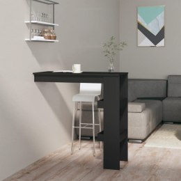  Stolik barowy, czarny, 102x45x103,5 cm, materiał drewnopochodny Lumarko!
