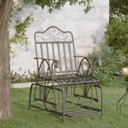  Bujane krzesło ogrodowe, 61 cm, czarne, stalowe Lumarko!