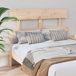 Wezgłowie łóżka, 124x3x81 cm, lite drewno sosnowe Lumarko!