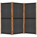  Parawan 3-panelowy, czarny, 210 x 180 cm Lumarko!