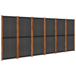  Parawan 6-panelowy, czarny, 420 x 180 cm Lumarko!