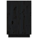  Biurko, czarne, 140x50x75 cm, lite drewno sosnowe Lumarko!