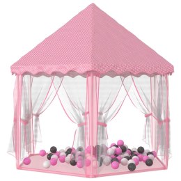  Namiot dla księżniczki z 250 piłeczkami, różowy, 133x140 cm Lumarko!