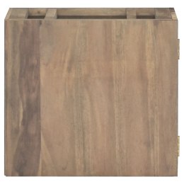  Łazienkowa szafka ścienna, 45x30x40 cm, lite drewno tekowe Lumarko!