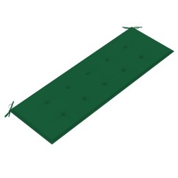  Poduszka na ławkę ogrodową, 150x50x3 cm, zielona Lumarko!