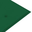  Poduszka na ławkę ogrodową, 150x50x3 cm, zielona Lumarko!