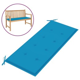  Poduszka na ławkę ogrodową, niebieska, 120x50x3 cm Lumarko!