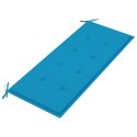  Poduszka na ławkę ogrodową, niebieska, 120x50x3 cm Lumarko!