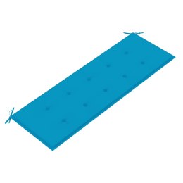  Poduszka na ławkę ogrodową, niebieska, 150x50x3 cm Lumarko!