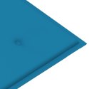  Poduszka na ławkę ogrodową, niebieska, 180x50x3 cm Lumarko!