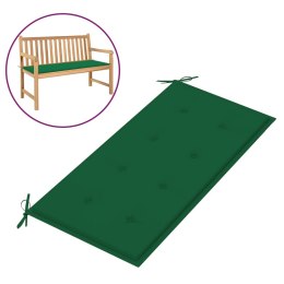  Poduszka na ławkę ogrodową, zielona, 100 x 50 x 3 cm Lumarko!