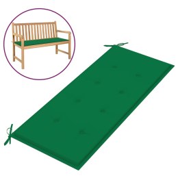  Poduszka na ławkę ogrodową, zielona, 120x50x3 cm Lumarko!