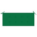  Poduszka na ławkę ogrodową, zielona, 120x50x3 cm Lumarko!
