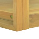  Półka do łazienki, 60x45x35 cm, lite drewno tekowe Lumarko!