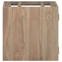  Łazienkowa szafka ścienna, 46x25,5x40 cm, lite drewno tekowe Lumarko!