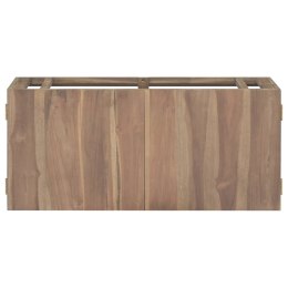  Łazienkowa szafka ścienna, 90x39x40 cm, lite drewno tekowe Lumarko!
