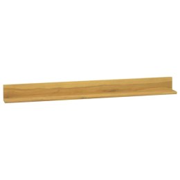  Półki ścienne, 2 szt., 110 x 10 x 10 cm, lite drewno tekowe Lumarko!