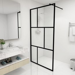  Ścianka prysznicowa z hartowanego szkła, czarna, 100 x 195 cm Lumarko!