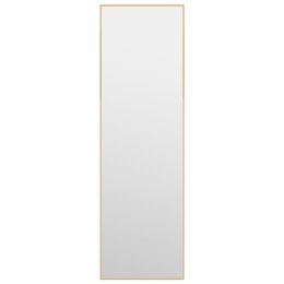  Lustro na drzwi, złote, 30x100 cm, szkło i aluminium Lumarko!