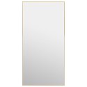  Lustro na drzwi, złote, 50x100 cm, szkło i aluminium Lumarko!