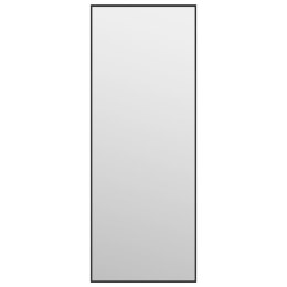  Lustro na drzwi, czarne, 30x80 cm, szkło i aluminium Lumarko!