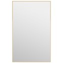  Lustro na drzwi, złote, 50x80 cm, szkło i aluminium Lumarko!
