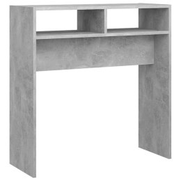  Stolik konsolowy, szarość betonu, 78x30x80 cm, płyta wiórowa Lumarko!
