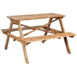  Stół piknikowy, 115x115x81 cm, bambusowy Lumarko!