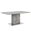  Stół do jadalni 160 x 90 cm efekt betonu PASADENA Lumarko!