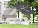  Parasol ogrodowy 250 x 250 cm ciemnoszary MONZA Lumarko!