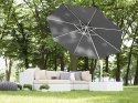  Parasol ogrodowy ⌀ 300 cm szaro-biały SAVONA Lumarko!