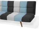  Sofa rozkładana szaro-niebieska INGARO Lumarko!