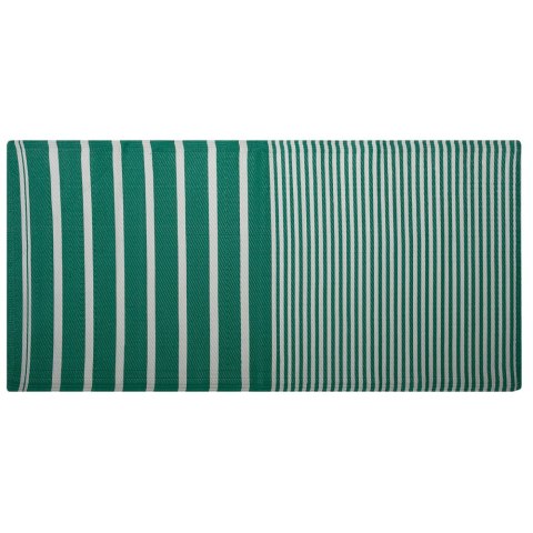  Dywan zewnętrzny 90 x 180 cm zielono-biały HALDIA Lumarko!
