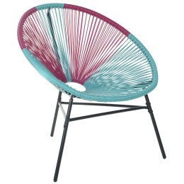  Krzesło Z Technorattanu Różowo-niebieskie Acapulco! Lumarko!