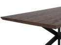  Stół do jadalni 140 x 80 cm ciemne drewno SPECTRA Lumarko!