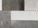  Dywan patchwork skórzany brązowoszary 160 x 230 cm PERVARI Lumarko!